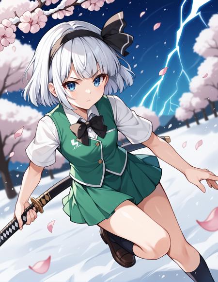[Request] Youmu Konpaku (Touhou Project) / SDXL Pony Diffusion版本v1.0 (ID: 455505)