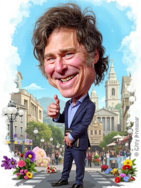 CARICATUNER F1 - Caricature Style For Flux
