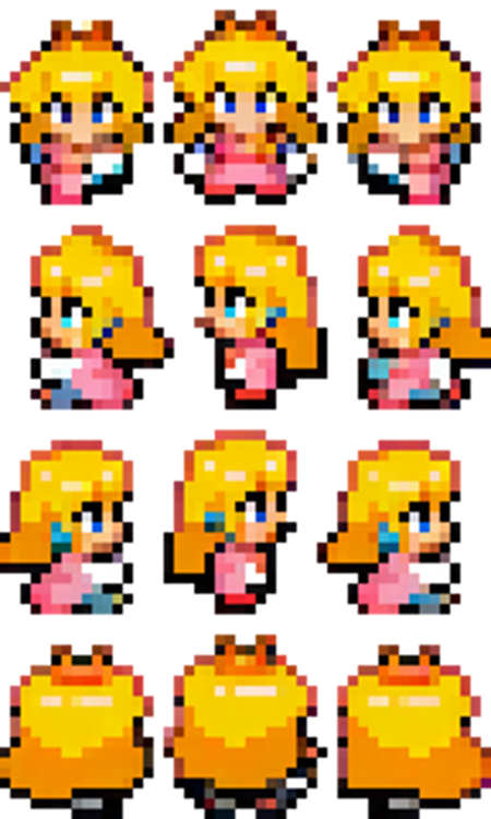 RPG Top Down 4 Direction Walk Cycle [Pony]