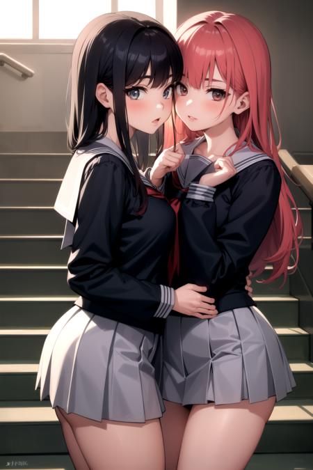 School stairs