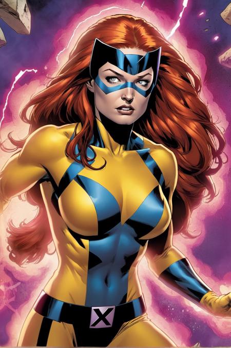 SDXL Marvel Jean Grey