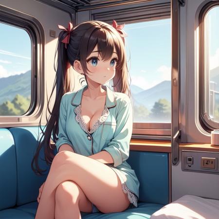 girl like train roomette