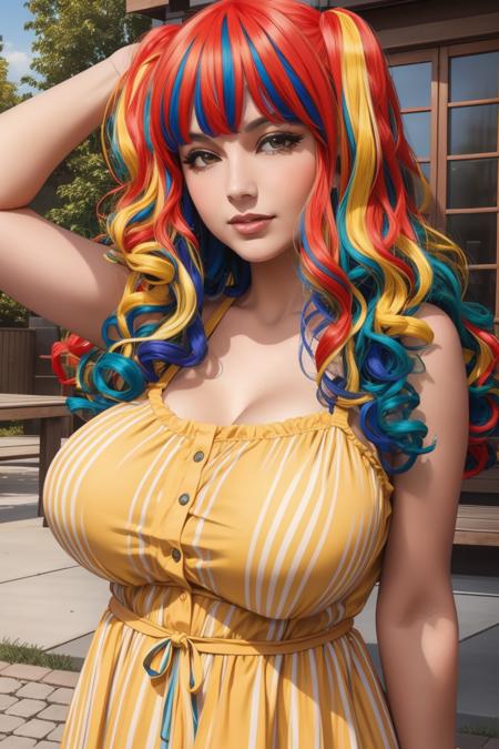 ?Hair Flair Collection? - Multi Color Hairstyle