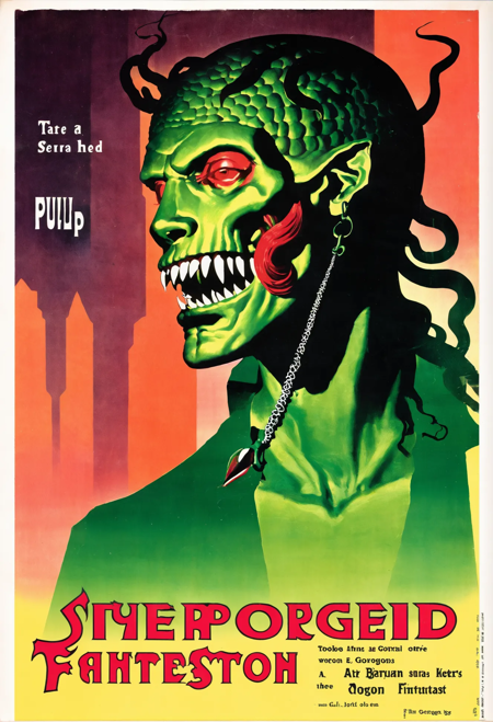 Pulp fantasy visual element wildcards