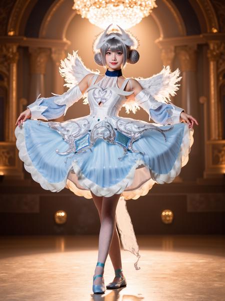 [Flux.1 D][Realistic] Cosplay costume collection | 《王者荣耀》cosplay 服装集合版本小乔 天鹅之梦 (ID: 1257159)