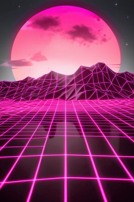 Vaporwave style