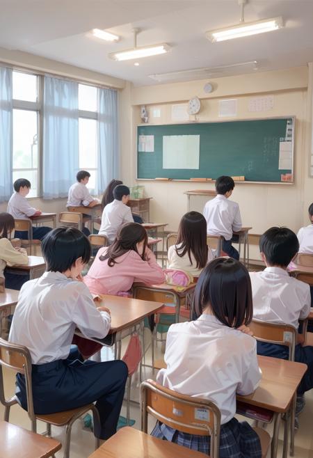 学校の教室 / Japanese School Classroom PONY