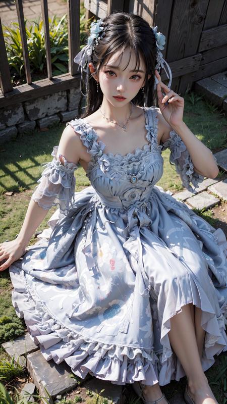 【南国慕蝶】Dress No.10 Cyan Dress版本Dress No.10 V3 ngmd (ID: 183100)