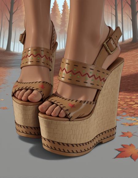 Boho Cork Wedges - 3 Styles版本v1.0_ILLUSTRIOUS (ID: 1096328)
