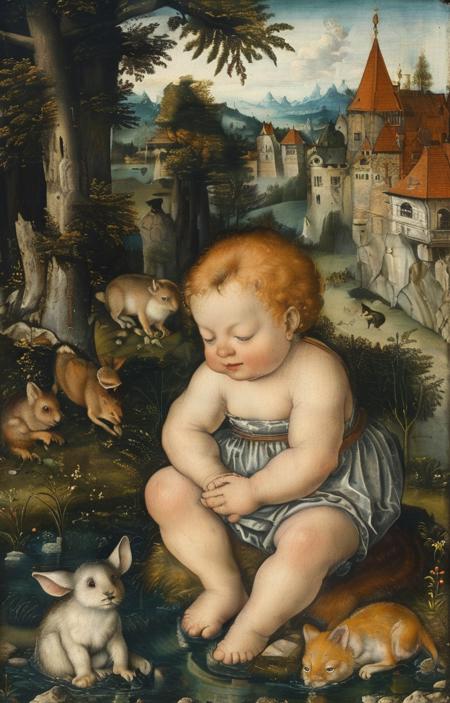 style of Lucas Cranach the Younger [SDXL] 282