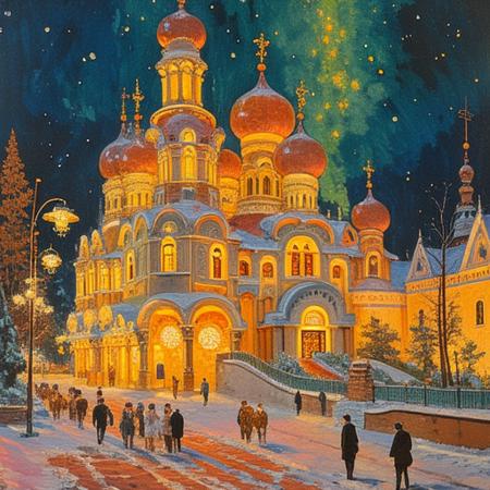style of Boris Kustodiev [FLUX] 263