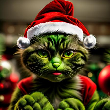 ChristmasGrinchCatLora