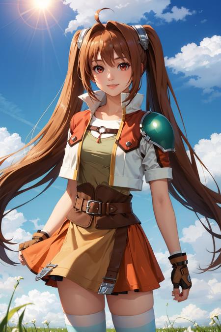 Estelle Bright (Sora no Kiseki/Trails in the Sky) LoRA | 3 Outfits版本v2 (ID: 129047)