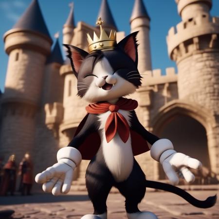 Cait Sith - Final Fantasy VII - SDXL