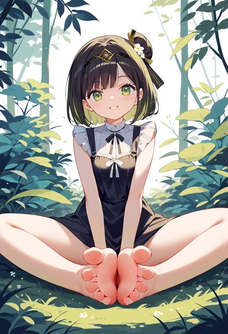 [POSE]Feet sandwich pose