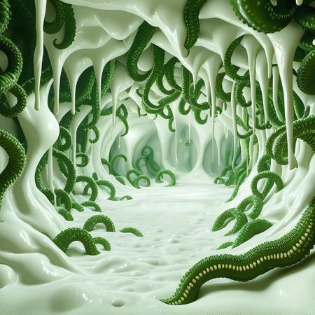 Green Tentacle White Slime - PONY版本V1 (ID: 751181)