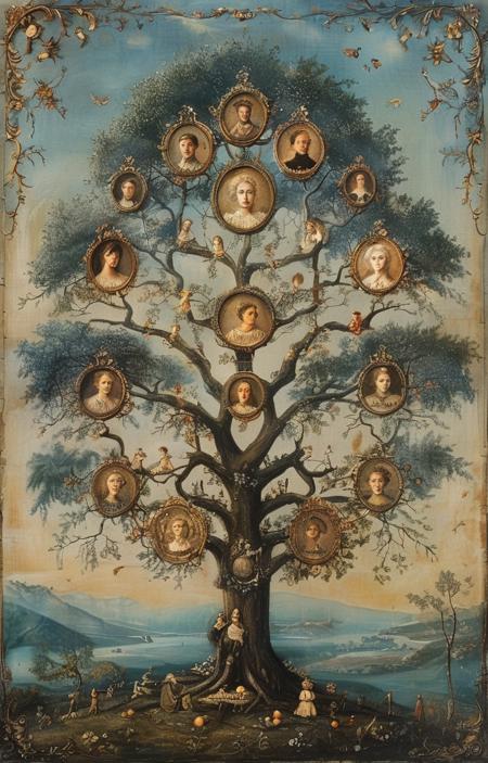 style of Genealogical tree [SDXL] 228
