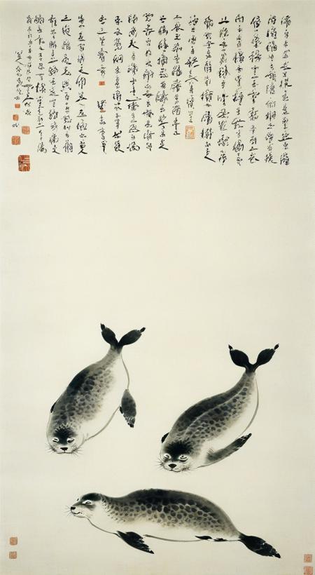 八大山人水墨画风格XL