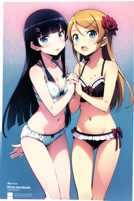 [XL] Kanzaki Hiro/神崎广/Tabgraphics 《我的妹妹哪有那么可爱》/《俺の妹がこんなに可愛いわけがない》 - Artist Style版本SD1.5_V1.0 (ID: 150034)