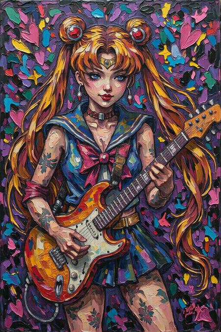 Impasto Oil Painting Style