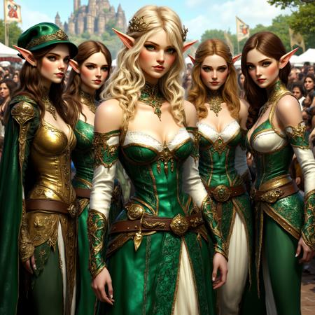 DnD Emerald and Gold Fantasy