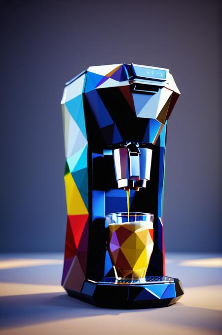 Low Poly Art Style XL LoRA