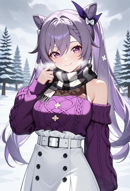 Keqing (Genshin Impact) SDXL LoRA [Illustrious] | 3 Outfits