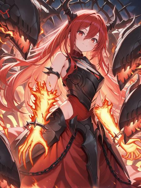 Yu-Gi-Oh! - Promethean Princess, Bestower of Flames (賜炎の咎姫) illuXL