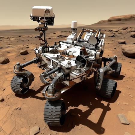 Curiosity Mars Rover - SDXL