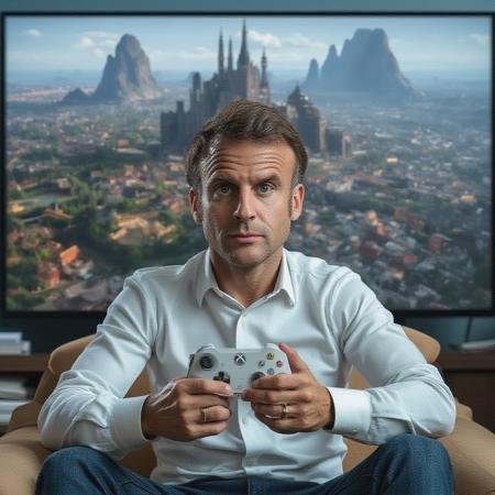 Emmanuel MACRON FLUX DEV LORA