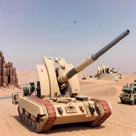 Basilisk Self-propelled Gun - Warhammer 40,000 (SDXL)