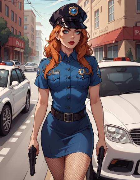 Policewoman Uniform PONYXL