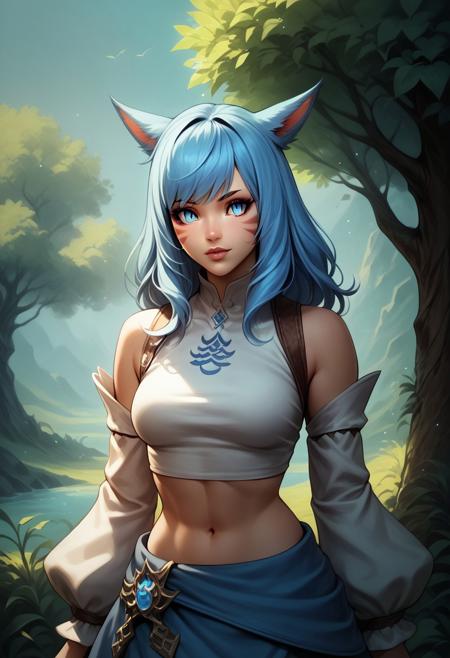 Final Fantasy XIV Femme Miqo'te PDXL LorA