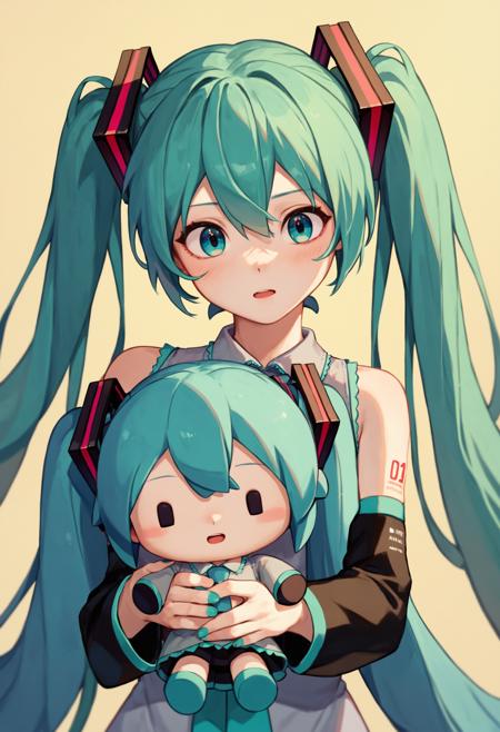 (PonyXL Concept) Holding Character Doll | 角色抱着fufu