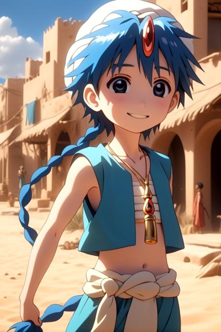 Magi: The Labyrinth of Magic - Aladdin - SDXL
