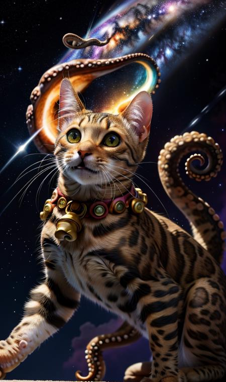 Animal model - Bengal Ocelot cat