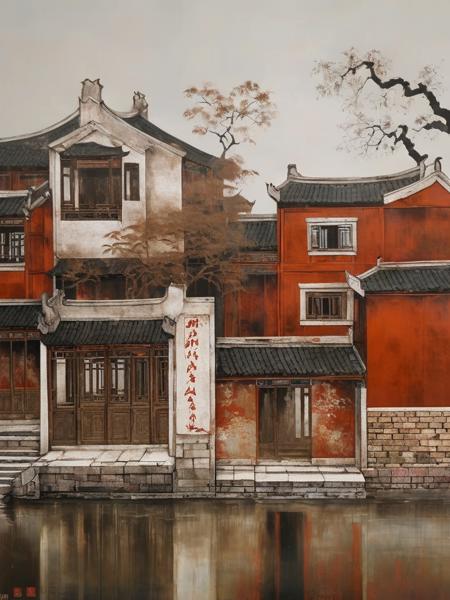 Fresh Ideas@Chinese lacquer painting_SDXL