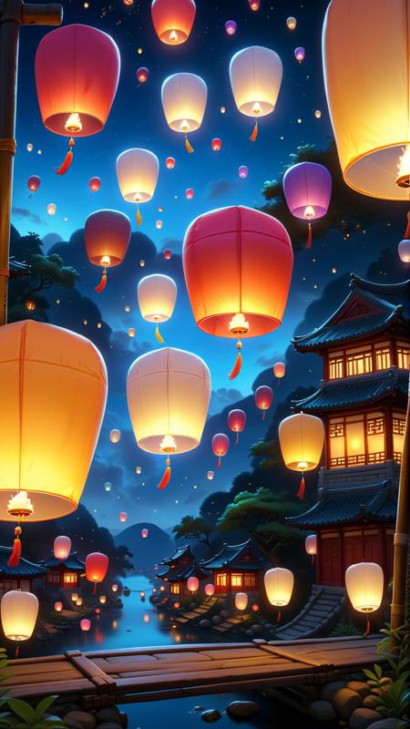 Chinese Spring Festival Theme_Kongming Lanterns_XSE_GAME_V1|新年主题_孔明灯主题_思恩