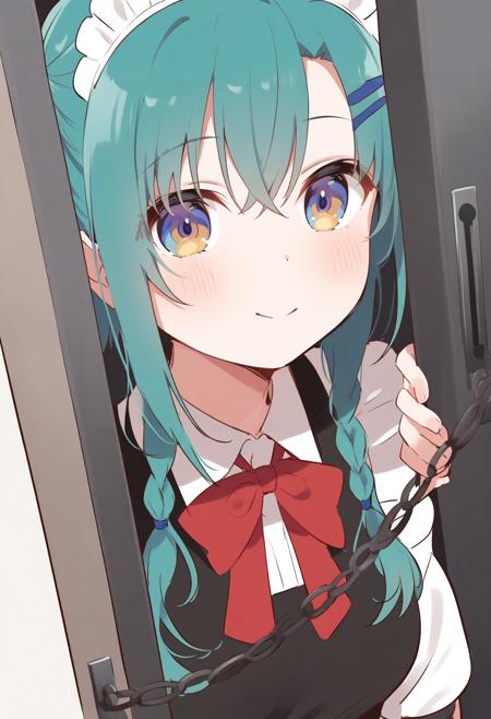 [SDXL&Pony] door chain / ドアチェーン