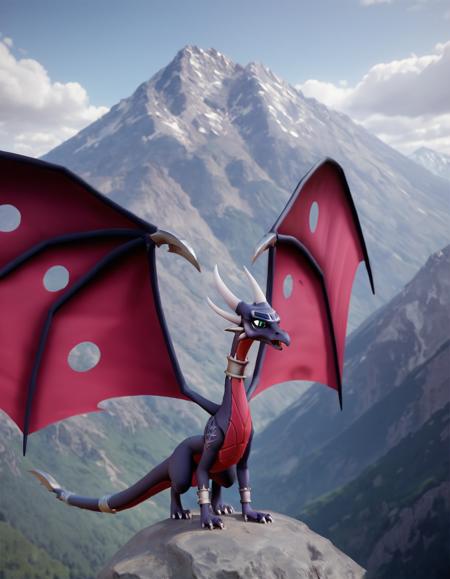 Corrupted Cynder【 The legend of Spyro - A New Beginning 】- 【PONY - FLUX - DSXL】