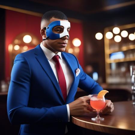 Masked M'bappé - SDXL