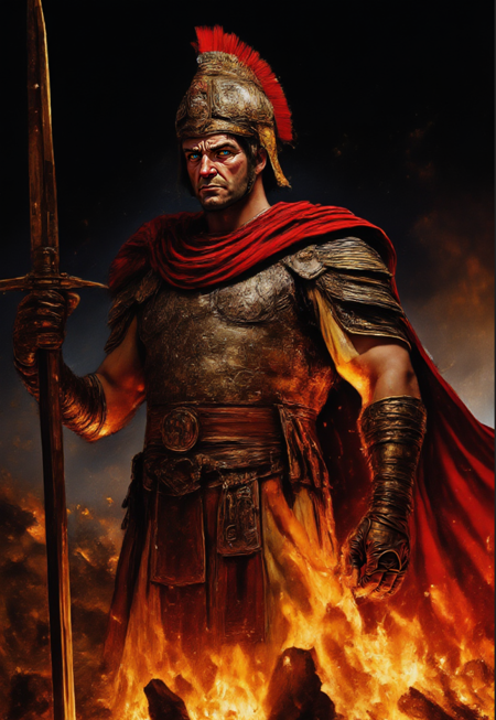 FLUX LoRA Fiction Julius Caesar