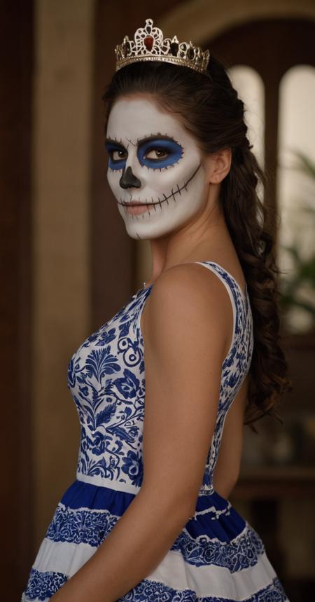 Talavera Catrina Makeup Mexican Skull (Dia de los muertos) LoRA SDXL