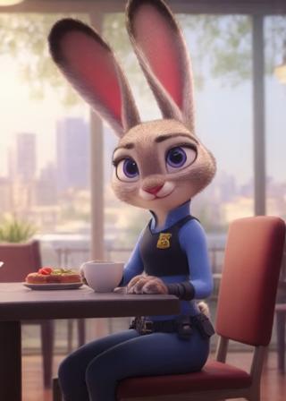 Judy Hopps HunyuanVideo lora