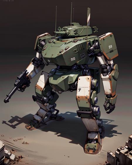 tankhead(mecha robot world war II style)
