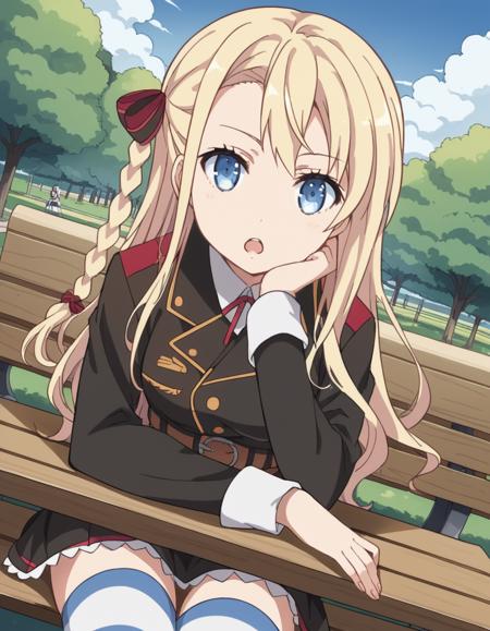 Wilhelmina Braunschweig Ingenohl Friedeburg (ヴィルヘルミーナ・ブラウンシュヴァイク・インゲノール・フリーデブルク) - High School Fleet (ハイスクール・フリート)