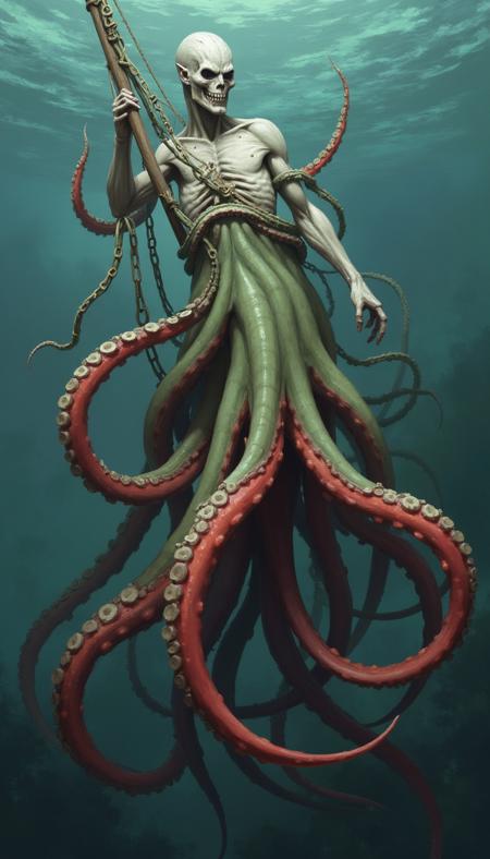 Cephalyra - Human/Squid hybrid - FLUX