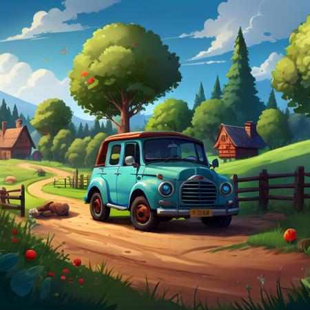 Fruit Farm Background