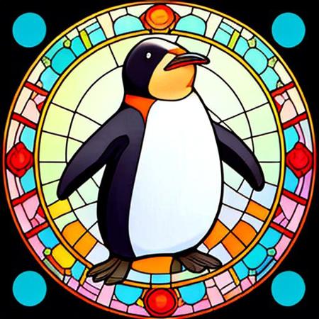 Stained glass circle