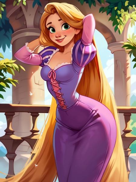 Rapunzel (Tangled) Disney Princess - SD 1.5 | XL PONY - by YeiyeiArt